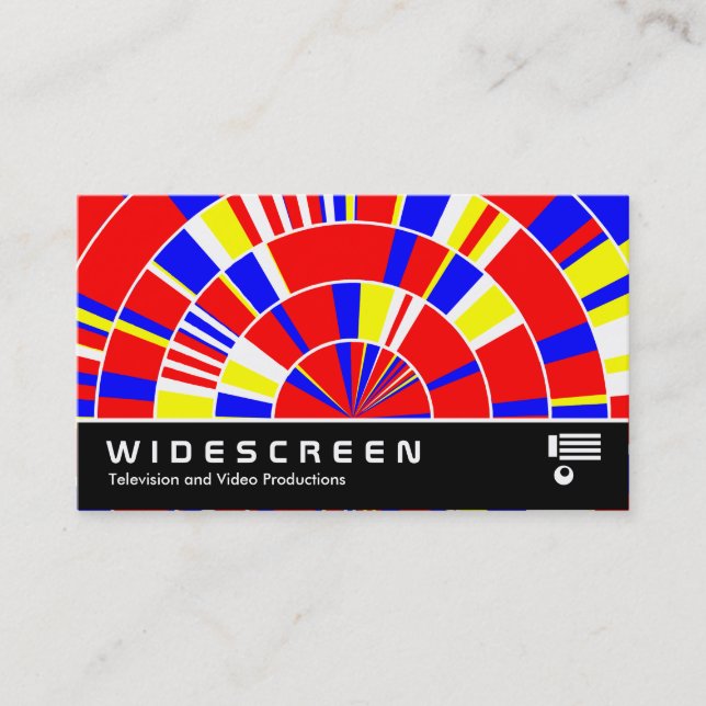 Cartão De Visita Widescreen 306 - Pi Rays 01 (Frente)