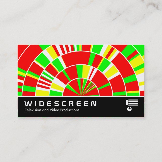 Cartão De Visita Widescreen 307 - Pi Rays 02 (Frente)