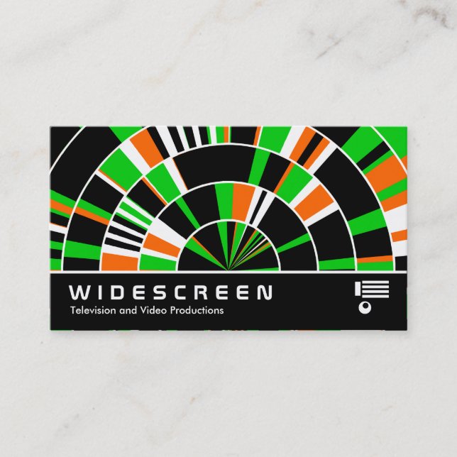 Cartão De Visita Widescreen 311 - Pi Rays 06 (Frente)