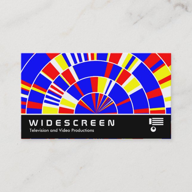 Cartão De Visita Widescreen 313 - Pi Rays 08 (Frente)