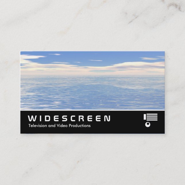 Cartão De Visita Widescreen 317 - Sea and Sky (Frente)