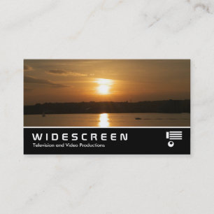 Cartão De Visita Widescreen 360 - Sunset sobre o compartimento de C