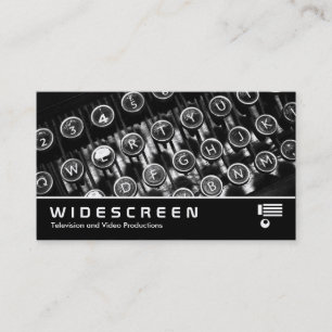 Cartão De Visita Widescreen 365 - Antiga Máquina de escrever