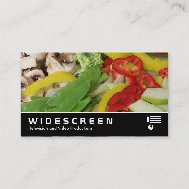 Cartão De Visita Widescreen 380 - Stir-fry (Frente)