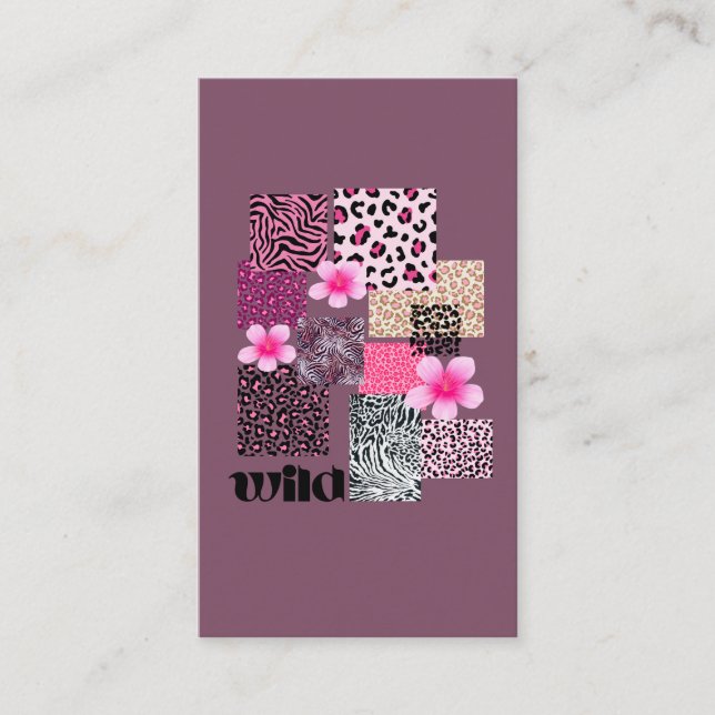 Cartão De Visita wild (Frente)