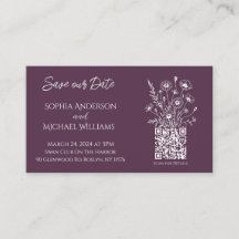 Wildflower Elegance Wedding-Save Date-