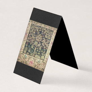 Cartão De Visita Willam Morris belos designs e criações, Vint