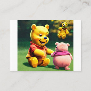 Cartão De Visita Winnie, o Pooh 4.