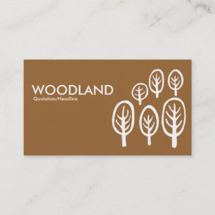 Cartão De Visita Woodland - Brown (996633)