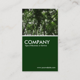 Cartão De Visita Woodland Canopy - Verde escuro