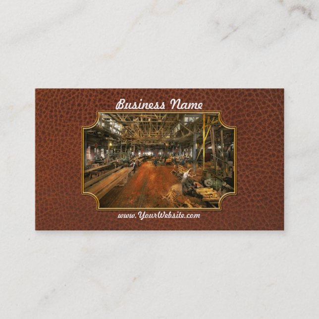 Cartão De Visita Woodworker - Conselho Stiff 1905 (Frente)