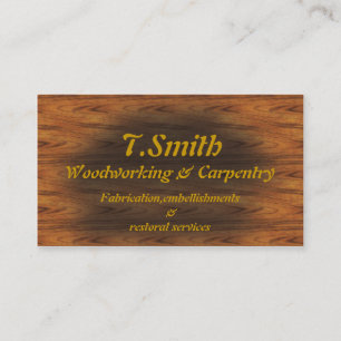Cartão De Visita woodworking