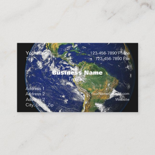 Cartão de visita World View - HAMbyWG (Frente)