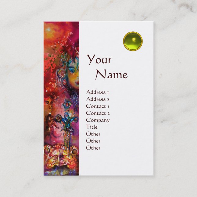 Cartão De Visita XCALIBUR MONOGRAM - casca metálica (Frente)