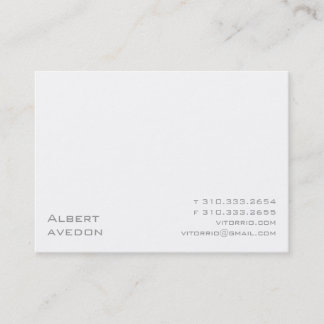 Cartão De Visita XIP branco