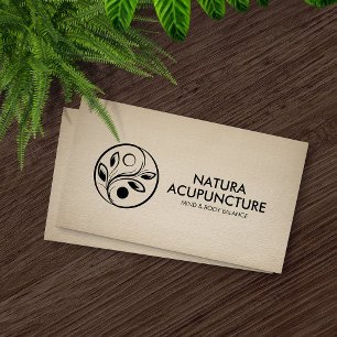 Cartão De Visita Yin Yang - Equilíbrio da Natureza