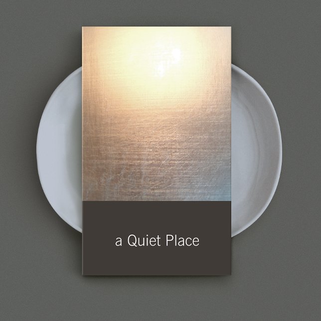 Cartão De Visita Yoga Brilhante Moderno Zen e Artes de Curar (Criador carregado)