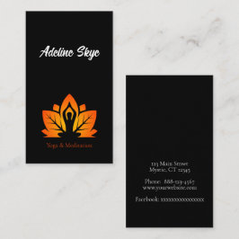 Cartão De Visita Yoga design