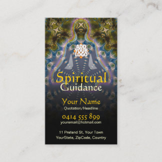 Cartão De Visita Yoga Fractal - Orientação Espiritual Holística