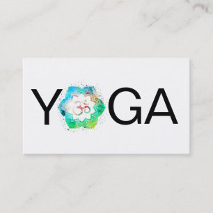 Cartão De Visita *~* Yoga Mandala Lotus Professor Instrutor Om Aum