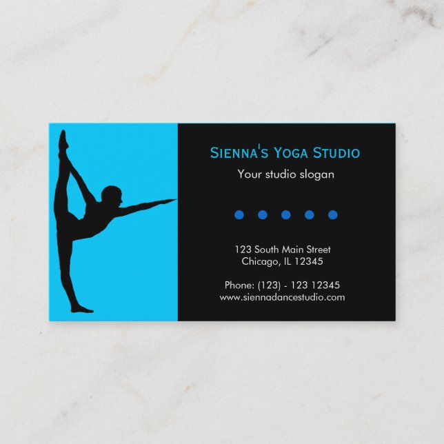 Cartão De Visita Yoga Studio (Frente)