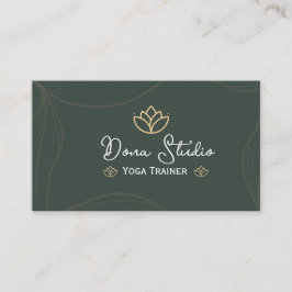 Cartão De Visita Yoga Trainer Business Card