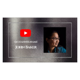 Cartão De Visita YOUTUBE Channel Advertisement QR Code Foto