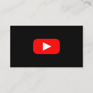 Cartão De Visita Youtube Youtuber Social Media Bloger Vloger
