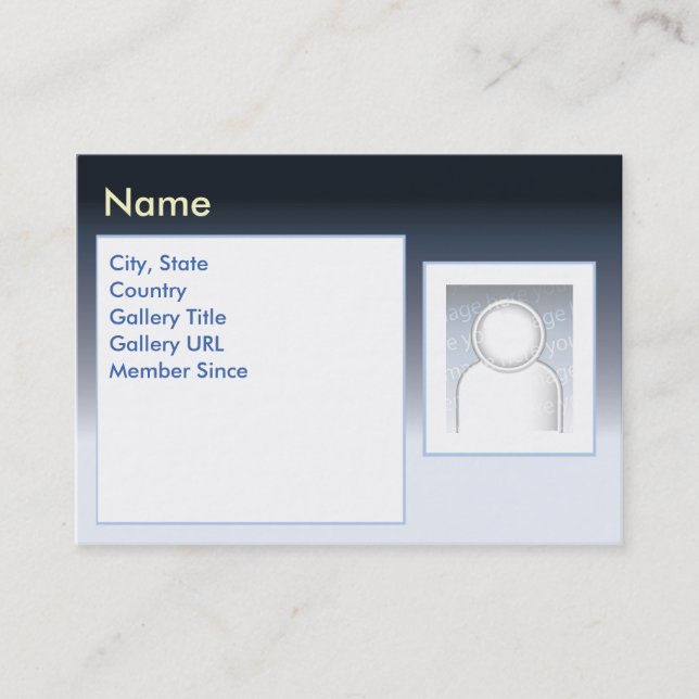 Cartão De Visita Zazzle escuro - carnudo (Frente)