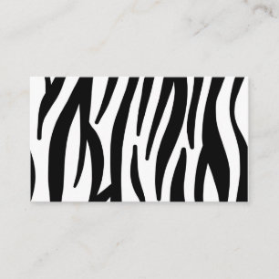 Cartão De Visita Zebra