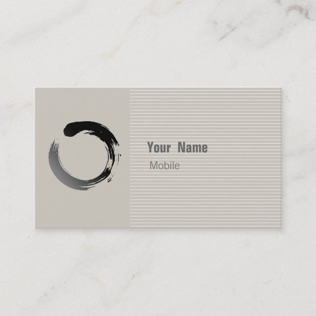 Cartão De Visita Zen Sketch (Frente)