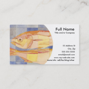 Cartão De Visita Zodíaco dos peixes