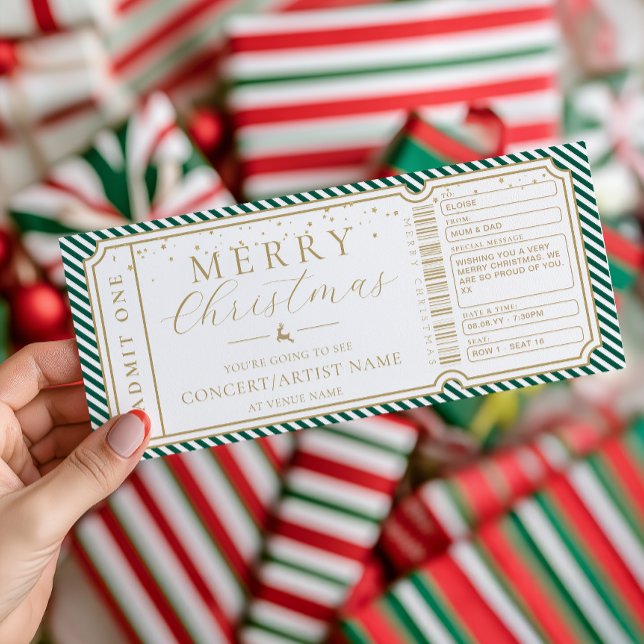 Cartão de Visitante do Emerald Stripe Concert (Criador carregado)