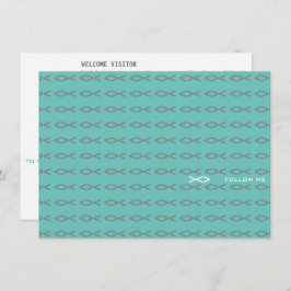 Cartão de Visitante Texto Peixe de Jesus