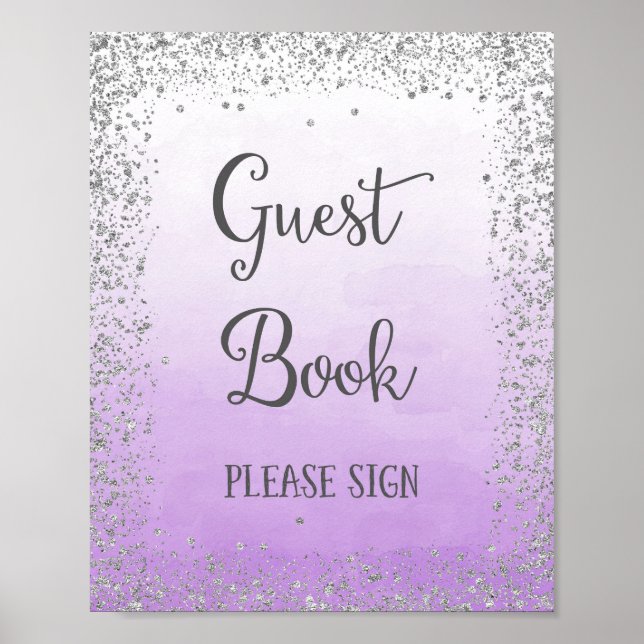 Cartão de Visitas de Casamento Impressão de Poster (Frente)