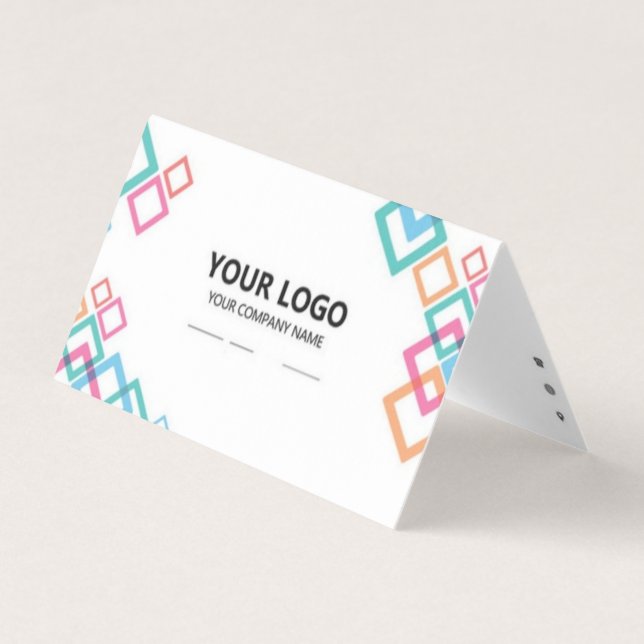 Cartão de Visitas Folha Dupla (Frente)