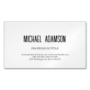 CARTÃO DE VISITAS MAGNÉTICO 