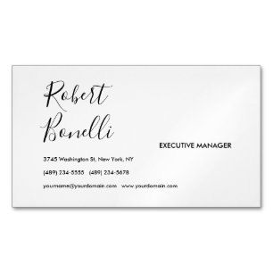 CARTÃO DE VISITAS MAGNÉTICO 