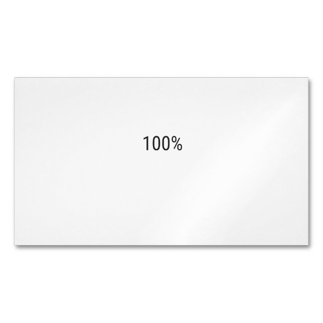 CARTÃO DE VISITAS MAGNÉTICO 100% (Frente)