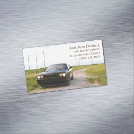 Cartão De Visitas Magnético 2013 Black American muscular Automotive