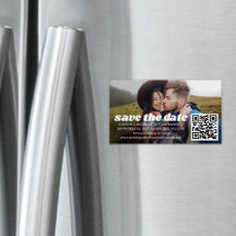 25 Pacote Save the Dates Casamento Retrô Código QR
