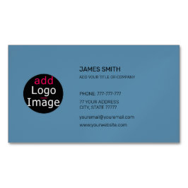 Cartão De Visitas Magnético Adicione sua própria imagem personalizável Na moda