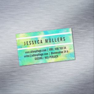 Cartão De Visitas Magnético Altenpflege Magnetische Visitenkarte