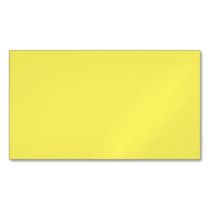 Cartão De Visitas Magnético Amarelo Brilhante #FFF3000, Amarelo Banana