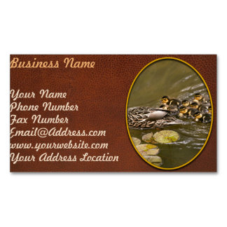 Cartão De Visitas Magnético Animal - Ducks - Swim like a duck
