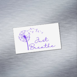 Cartão De Visitas Magnético Apenas Respire o ímã