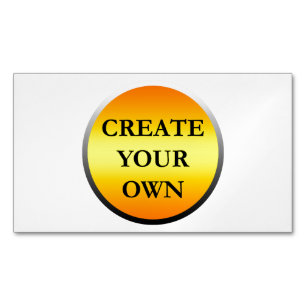 Cartão De Visitas Magnético Arraste e solte o logotipo personalizado aqui