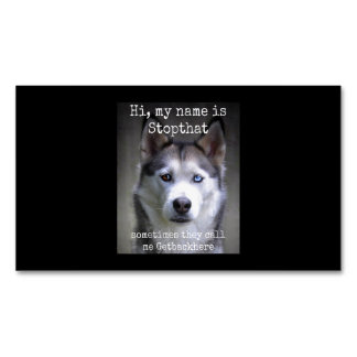 Cartão De Visitas Magnético As Mulheres Meu Nome É Parada Por Uma IrSibéria En