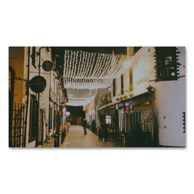 Cartão De Visitas Magnético Ashton Lane, Glasgow, Escócia (Frente)