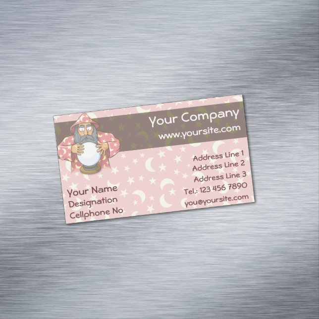 Cartão De Visitas Magnético Assistente com Ball (Posição Original)